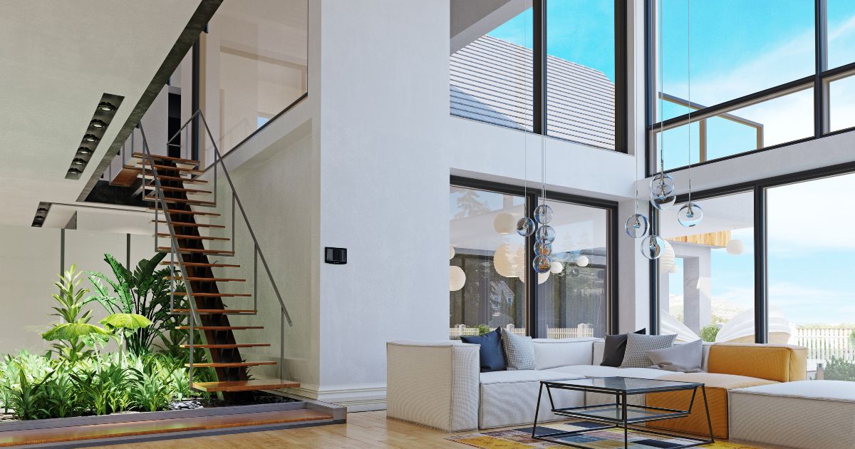 Interior with plants - Tru Colors Contracting Interior with plants