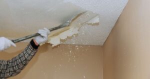 Popcorn ceiling removal