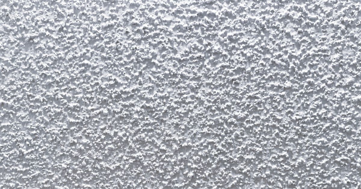 Popcorn ceiling texture