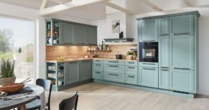 Green painted kitchen in south florida - Tru Colors Contracting Green painted kitchen in south florida