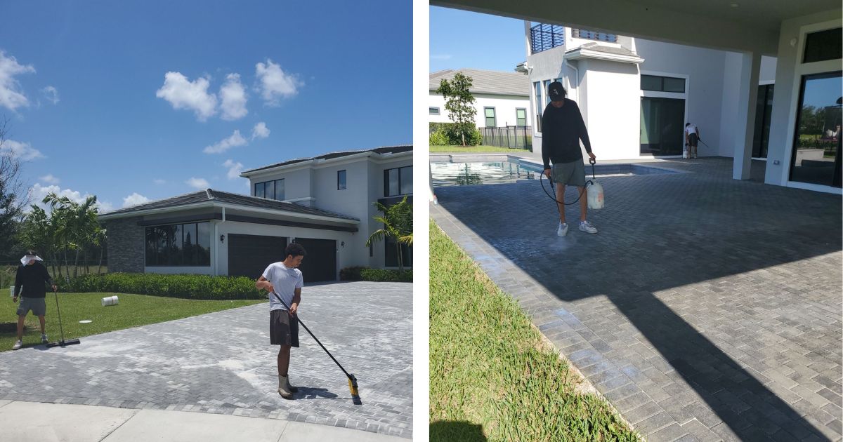Paver restoration in south florida