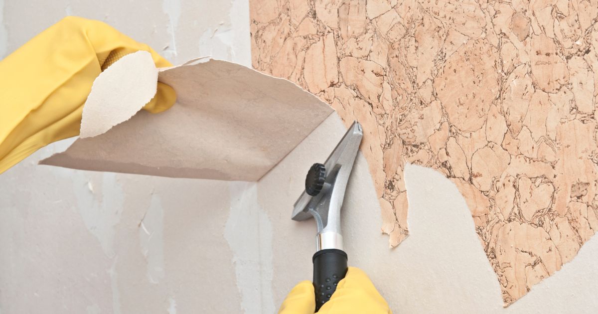 Removing wallpaper in south florida home