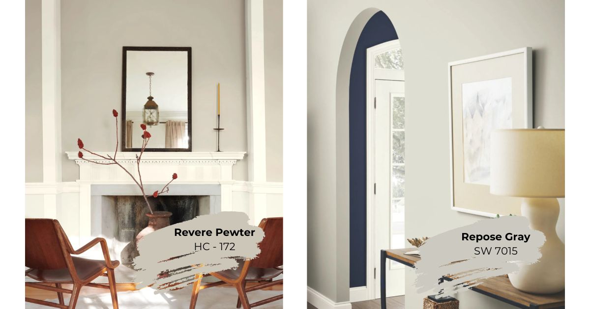 Revere Pewter V's Repose Gray