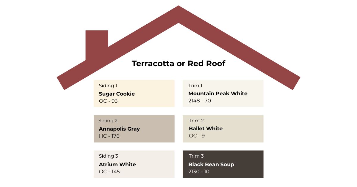 Red Roof and exterior combinations