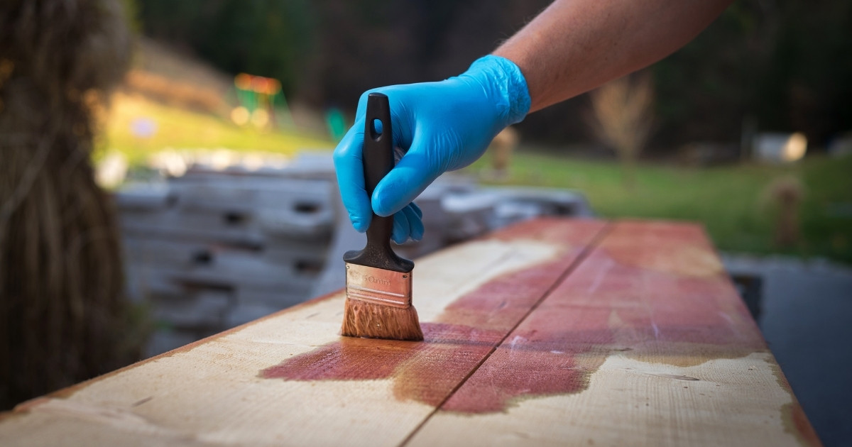 Wood staining in south florida