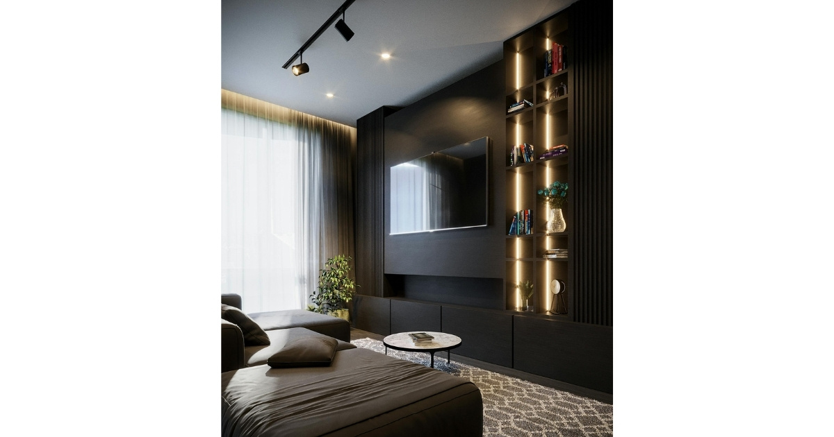 Gray Florida living room